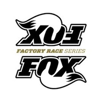 Fox 3.0" Factory Race Series Shock Black Logo Reservoir Stickers With Clear Background 8-5/8" x 9"