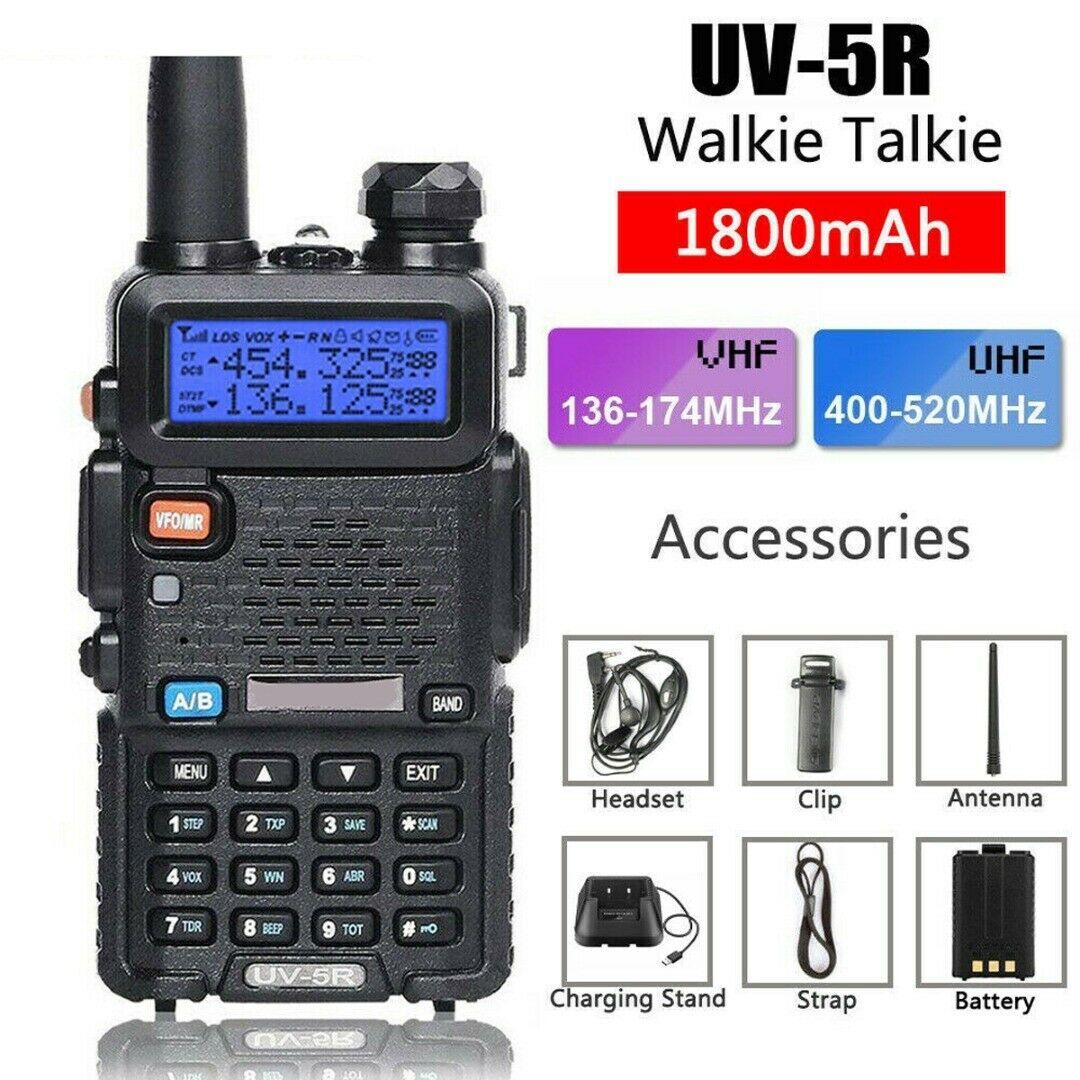 BAOFENG UV-5R III Tri-Band Two Way UHF/VHF Ham Radio