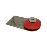 AutoFab Body Panel Mounting Tab With Red Urethane Washer, Allen Bolt And Nyloc Nut