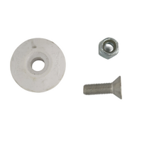 AutoFab Replacement 1-1/2" White Urethane Stepped Body Washer