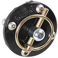 AutoFab Complete 65mm (2-9/16") Black Urethane Bonnetd Pin Bushing Assembly With Q-Clip, Bolts and Nyloc Nuts