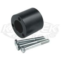 Allstar Performance ALL52316 Black Anodized 2" Thick 3 Bolt Steering Wheel Spacer