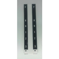 Winters Performance 3 Speed Reverse 6018-01 Replacement Stickers