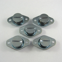Self-Ejecting Quarter Turn Fastener Countersunk Steel Button 0.600 Length For #6 Spring