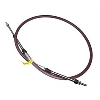 mm (48") Long 75mm (3") Throw No. 4 Push-Pull Shifter Cable With Double Clip Style Mounts