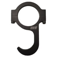 MPI Billet Aluminum Clamp-On Steering Wheel Hook For 1-3/4" Diameter Tubing