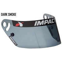 Impact Helmet Shield - Anti Fog - Dark Smoke