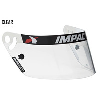 Impact Helmet Shield - Anti Fog - Clear Lens - Crus Armor Installed