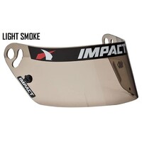 Impact Helmet Shield - Anti Fog - Light Smoke