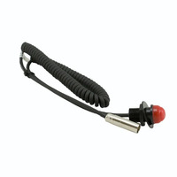 Panel Mount Male Push To Talk (PTT) Button