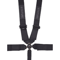 FIA Certified Black 5 point Camlock Harness