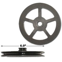 PSC-PP2404 Chevy 6" Diameter V Belt Race Pulley