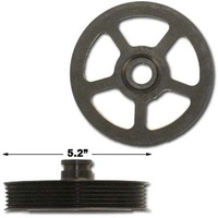PSC GM Vortec 5.2" Diameter Serpentine 6 Rib