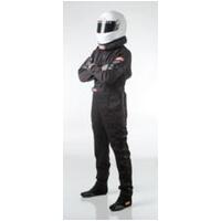 110 Series Pyrovatex® SFI-1 Race Suits Medium Tall - Black