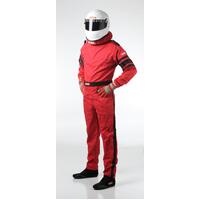 110 Series Pyrovatex® SFI-1 Race Suits Large - Red