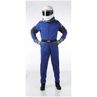 110 Series Pyrovatex® SFI-1 Race Suits Large - Blue