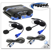 2 Place Intercom System with Helmet Kits