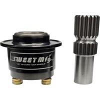 Sweet Black Anodized Aluminum 3 Bolt Grant / MPI Pattern 3/4" Steering Wheel Quick Disconnect