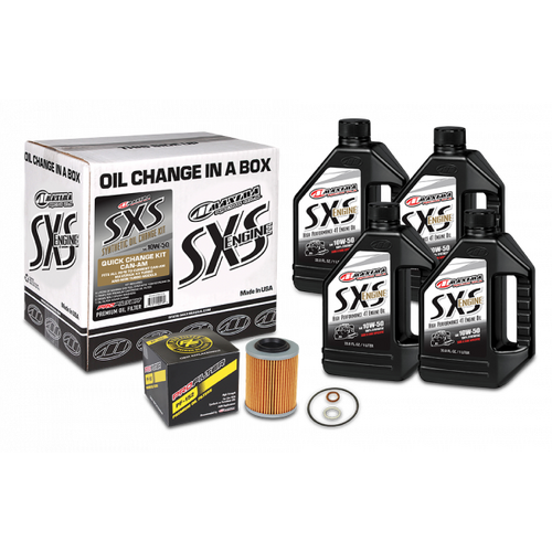 SXS CAN-AM OIL CHANGE KIT 10W-50 FULL-SYN MAVERICK X3