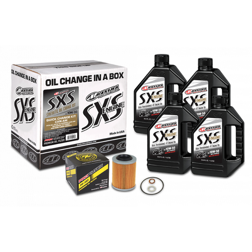 Maxima SXS Can-Am Oil Change Kit - 10W-50 Full Synthetic 
