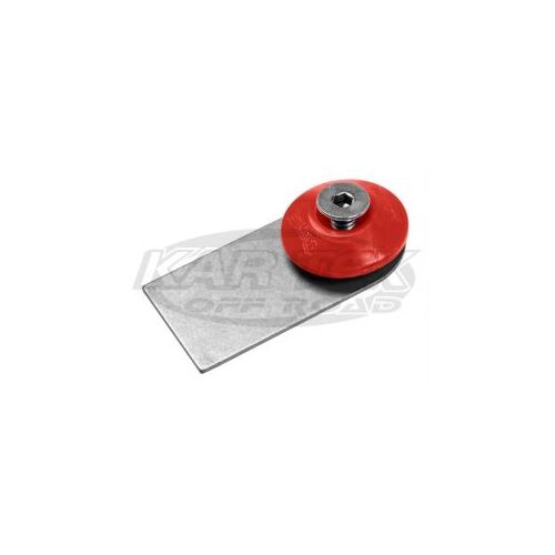 AutoFab Body Panel Mounting Tab With Red Urethane Washer, Allen Bolt And Nyloc Nut