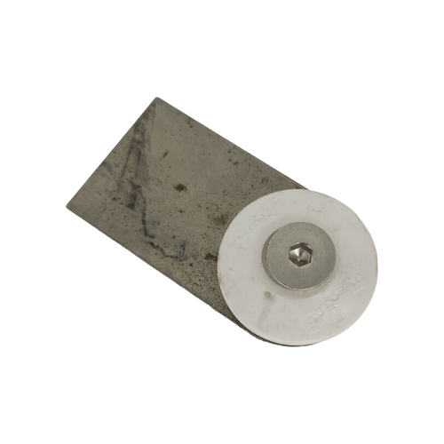 AutoFab Body Panel Mounting Tab With White Urethane Washer, Allen Bolt And Nyloc Nut