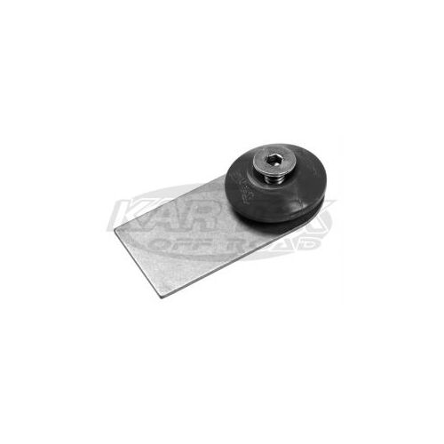 AutoFab Body Panel Mounting Tab With Black Urethane Washer, Allen Bolt And Nyloc Nut