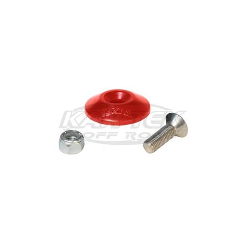 AutoFab Replacement 1-1/2" Red Urethane Stepped Body Washer