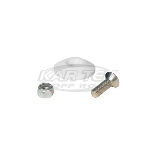 AutoFab Replacement 1-1/2" White Urethane Stepped Body Washer