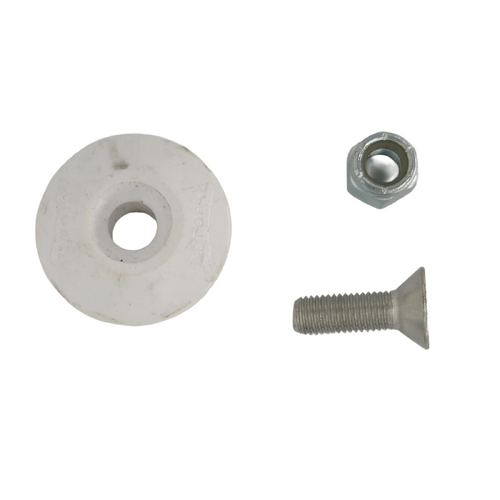 AutoFab Replacement 1-1/2" White Urethane Stepped Body Washer
