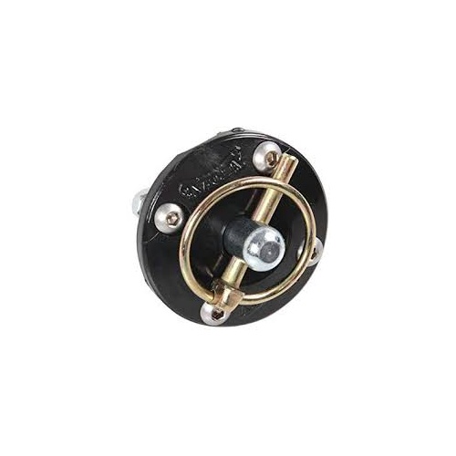AutoFab Complete 65mm (2-9/16") Black Urethane Bonnetd Pin Bushing Assembly With Q-Clip, Bolts and Nyloc Nuts