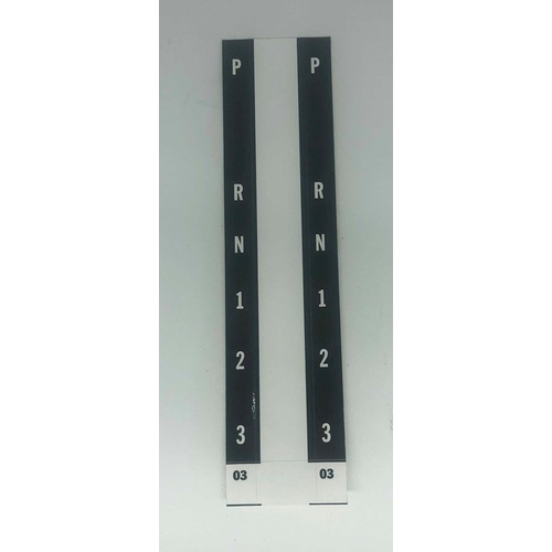 Winters Performance 3 Speed Reverse 6018-01 Replacement Stickers