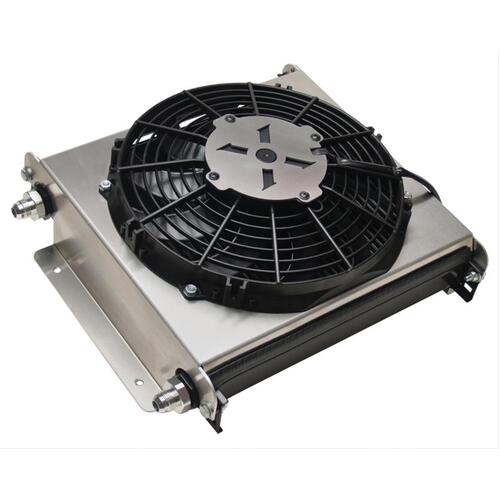 Derale Hyper-Cool Extreme Remote Fluid Coolers with Fan 15870