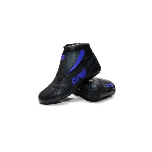 Elite Leather Race Shoes SFI 3.3/5 Black & Blue [Size: 12]