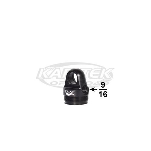 Fox 2.0" Remote Reservoir Shock Body Cap With 9/16" ORB Port For 7/8" Shaft Shocks Uses 1/2" Uniball