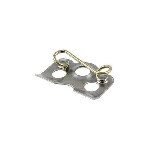 50mm Weld On Lightweight 1/4 Turn Dzus Fastener Mounting Plate W/Spring