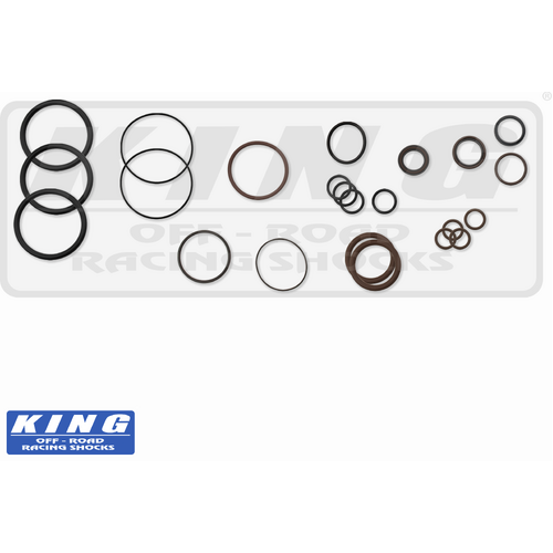 King Shocks 25500-901 Pure Race Series Viton 2.5" Shock O-Ring Rebuild Kit For 7/8" Shaft