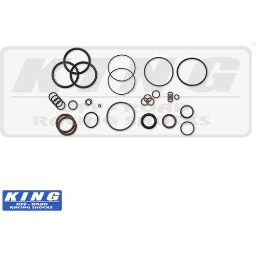 King Shocks 30000-901 Pure Race Series Viton 3.0" Shock O-Ring Rebuild Kit For 1" Shaft
