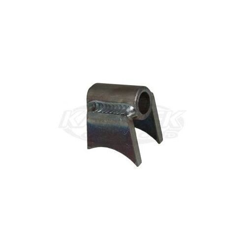 Weld On 1-1/2" Tube Radius Mount For 1/2 Inch Shank Adjustable Suspension Limiting Strap Clevis