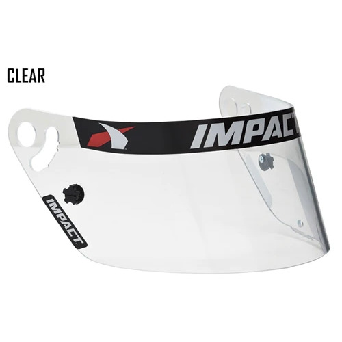 Impact Helmet Shield - Anti Fog - Clear Lens - Crus Armor Installed