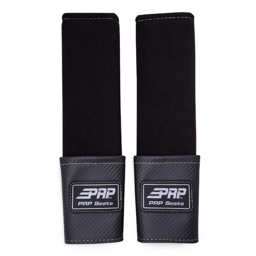 PRP Seatbelt Pads w/ Pocket (Pair) - Grey Trim