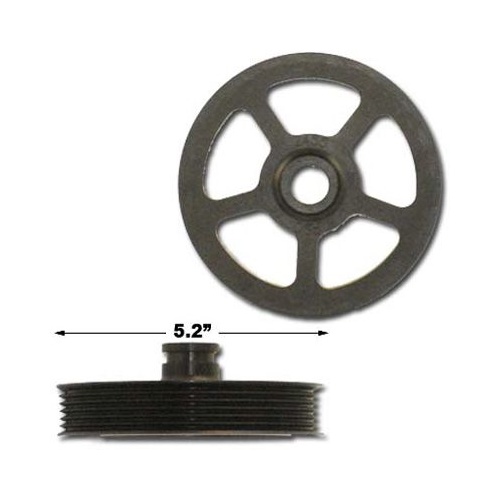 PSC GM Vortec 5.2" Diameter Serpentine 6 Rib