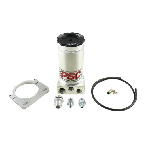 PSC 8.75" Gen IV Reservoir W/O Hose Kit, -8 Return -12 Feed and W/Hydro Boost