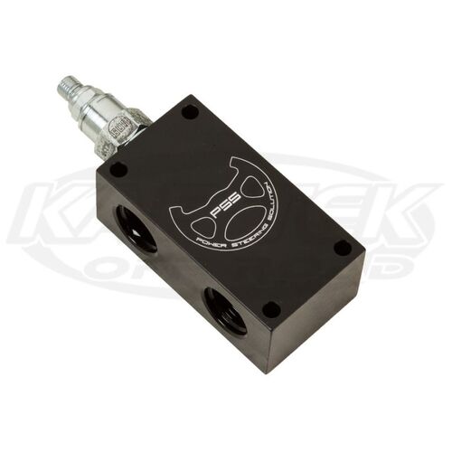 Power Steering Solutions Power Steering Relief Valve #10 ORB Pressure In/Out #10 ORB Return To Resi