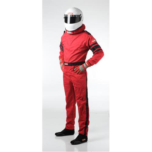 110 Series Pyrovatex® SFI-1 Race Suits Large - Red