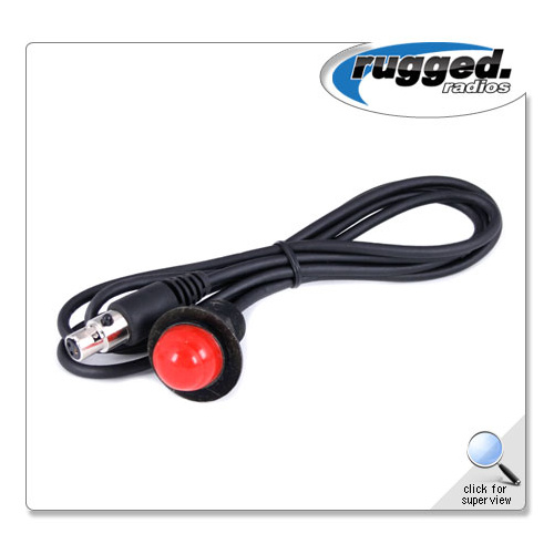 Hole Mount PTT for Rugged Intercom